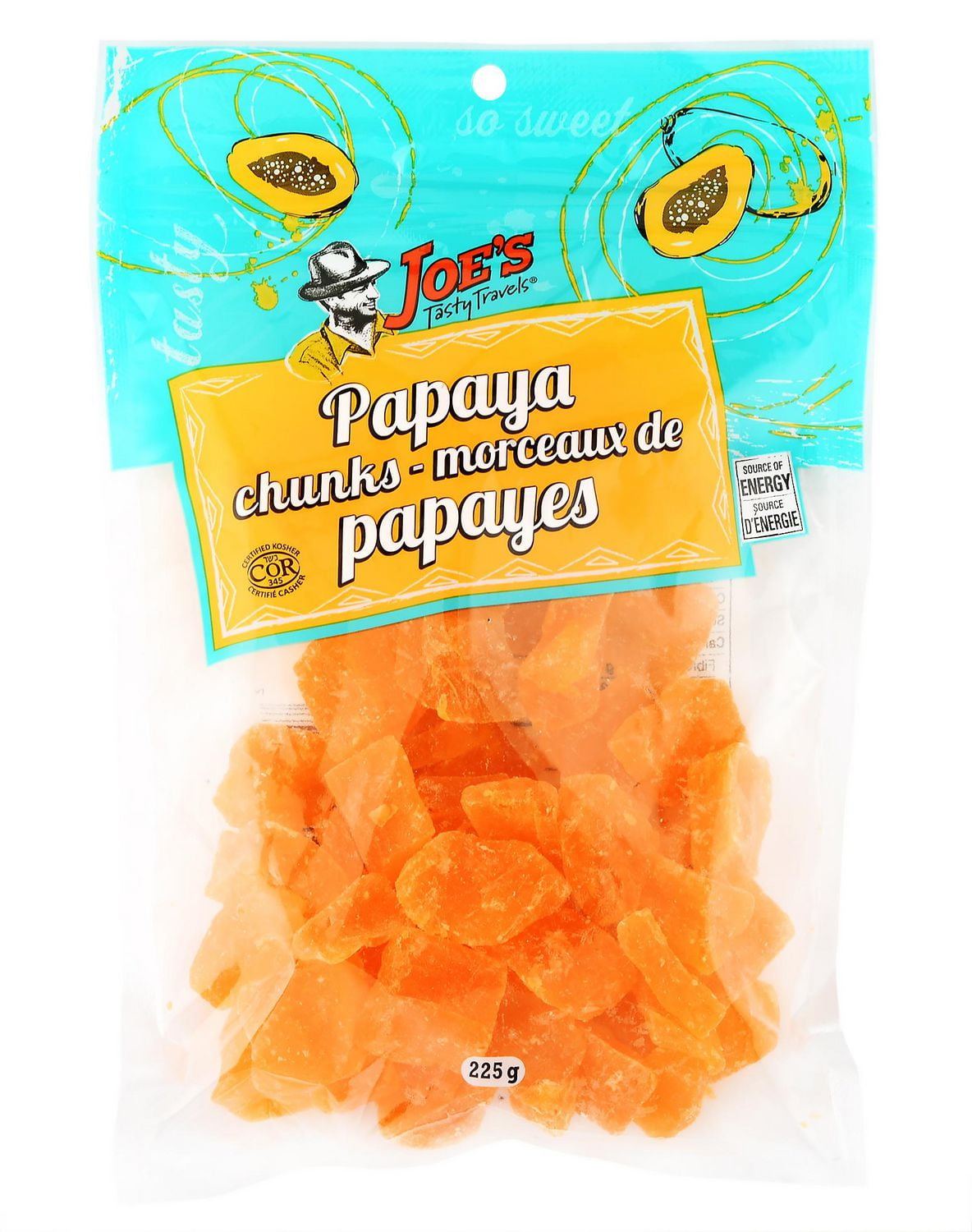 Joe's Tasty Travels Dried Papaya Chunks Walmart Canada